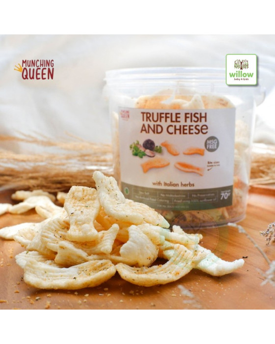 MUNCHING QUEEN TRUFFLE FISH & CHEESE 70GR