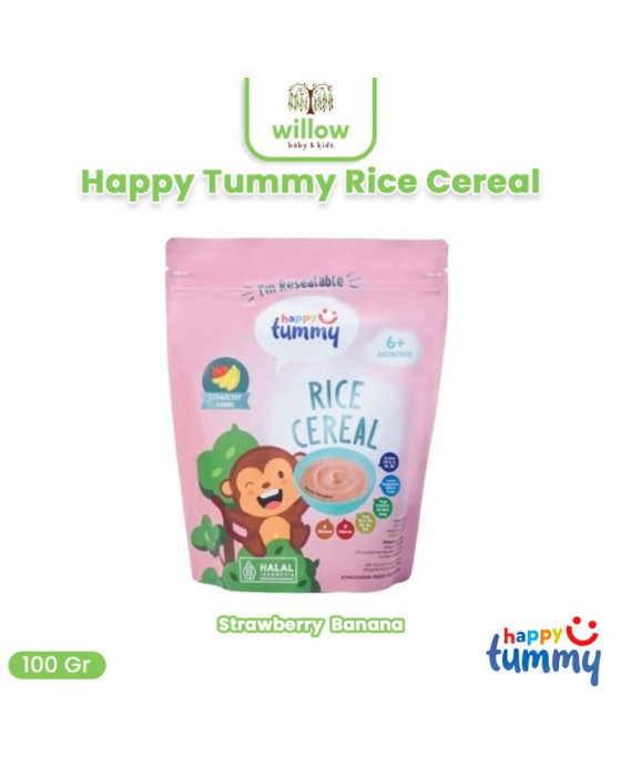 Happy Tummy Rice Cereal Bayi 100Gr