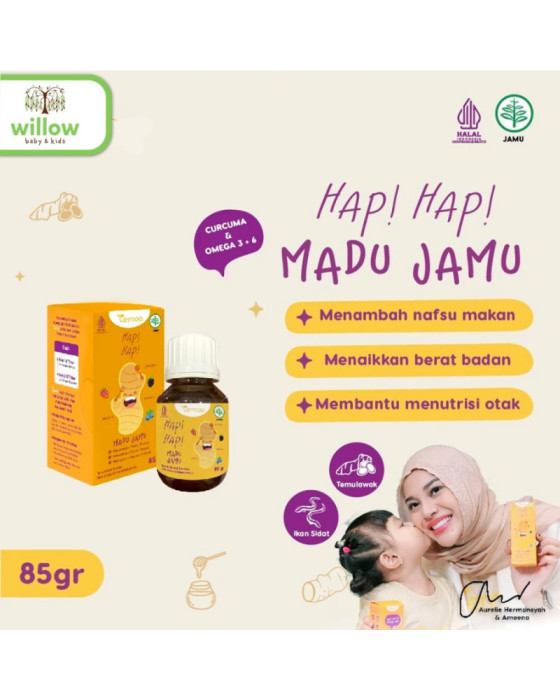 Vitamin Anak Temoo Hap Hap Madu Jamu