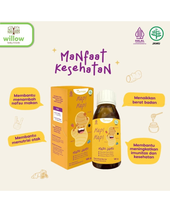 Vitamin Anak Temoo Hap Hap Madu Jamu