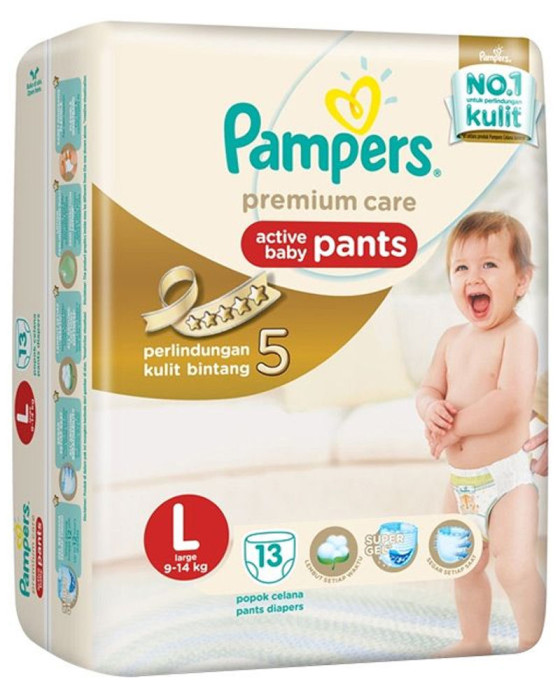 PAMPERS PREMIUM PANTS L-13
