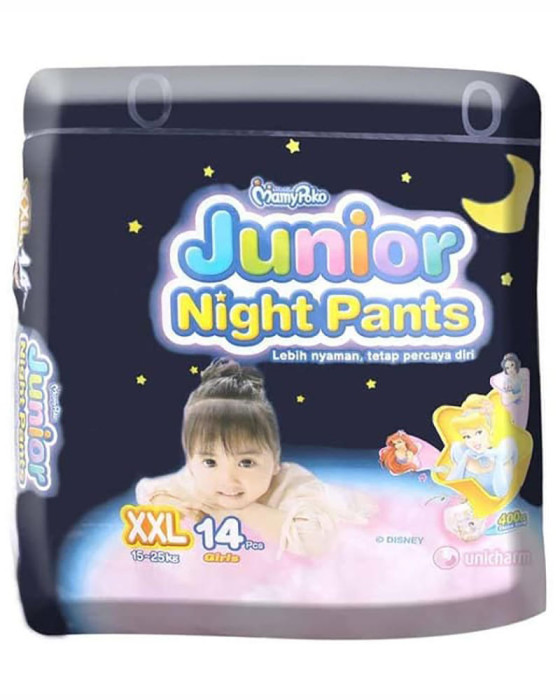 MAMY POKO JUNIOR NIGHT PANTS XXL-14 GIRL