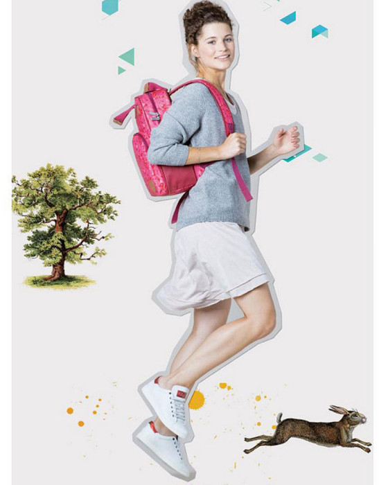 LASSIG VINTAGE BACKPACK PAISLEY PINK