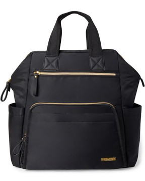 SKIP HOP SH200150 MAINFRAME WIDE OPEN DIAPER BACKPACK - BLACK