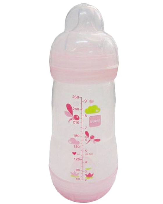 MAM ANTI COLIC BOTTLE 260 - PINK 5486