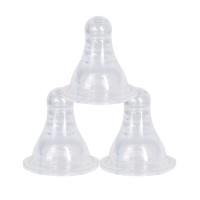 PIGEON PERISTALTIC NIPPLE SLIM NECK M 3PCS