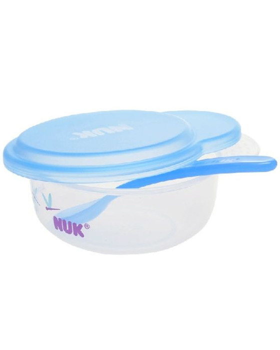 NUK WEANING BOWL WITH SPOON SET
