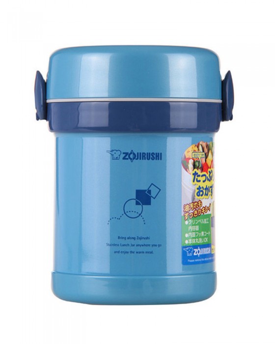 ZOJIRUSHI SL-MEE07 AB STAINLESS STEEL LUNCH JAR - AQUA BLUE