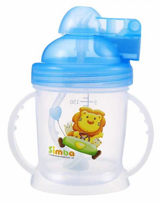 SIMBA S9924 TRAINING CUP WITH AUTO STRAW 180ML