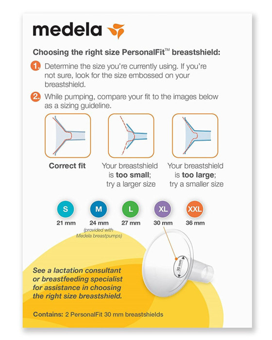 MEDELA PERSONALFIT BREASTSHIELD 30MM