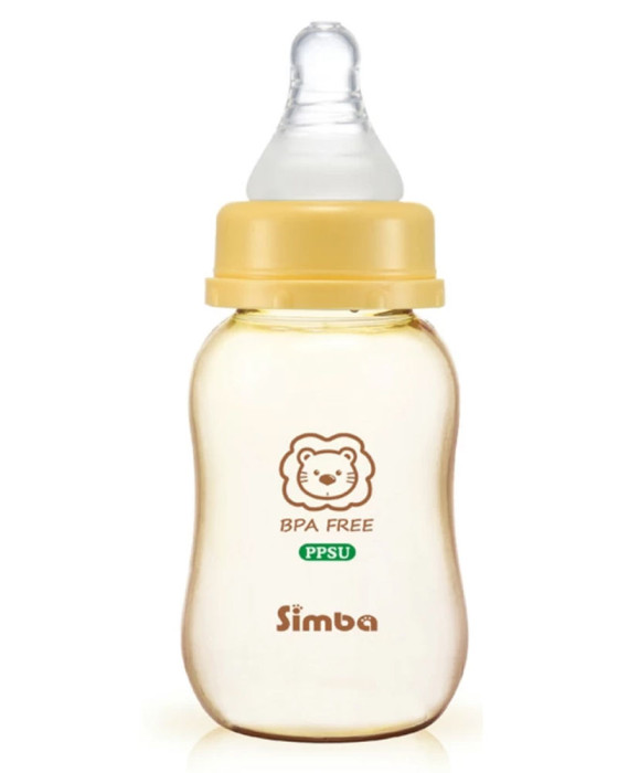 SIMBA 6125 PPSU STANDARD NECK CALABASH FEEDING BOTTLE 150ML