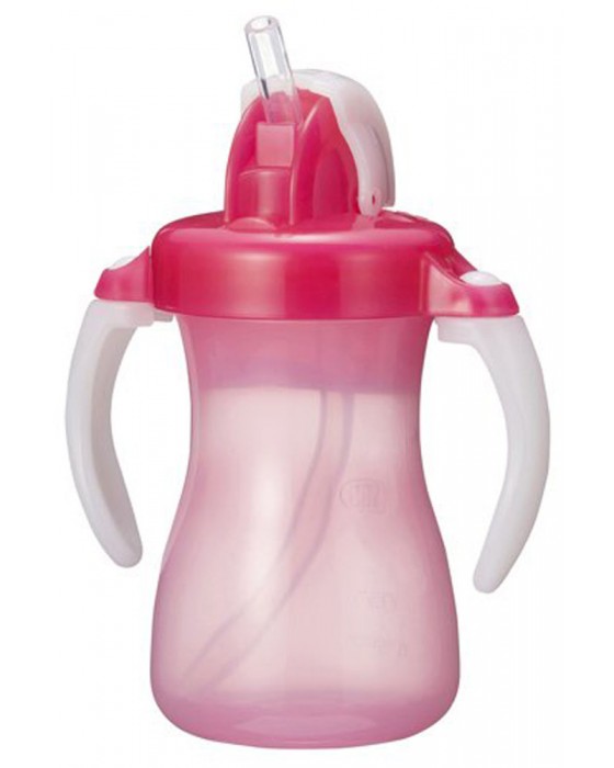 PIGEON 50927 PETITE STRAW BOTTLE PINK 150ML