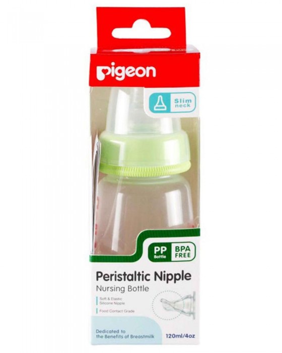 PIGEON BOTTLE PP KP WITH SILICON NIPPLE 120ML