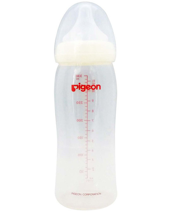 PIGEON 010399 PP WIDE NECK NURSING BOTTLE 6MONTH 330ML