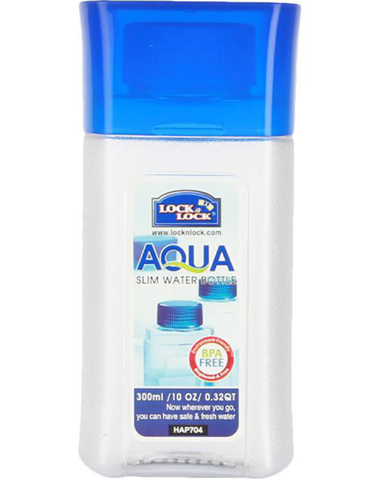 LOCK N LOCK HAP704 AQUA SLIM WATER BOTTLE 300ML
