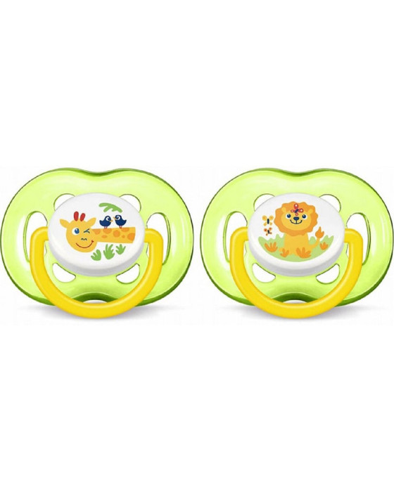 AVENT SCF186/23 FREEFLOW SOOTHERS 18M+ NEUTRAL TWIN PACKS
