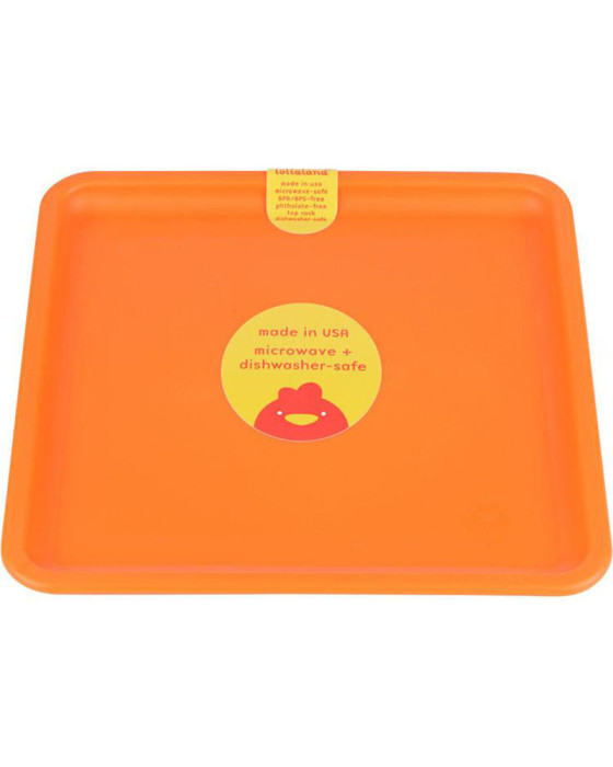 LOLLALAND MEALTIME PLATES - ORANGE