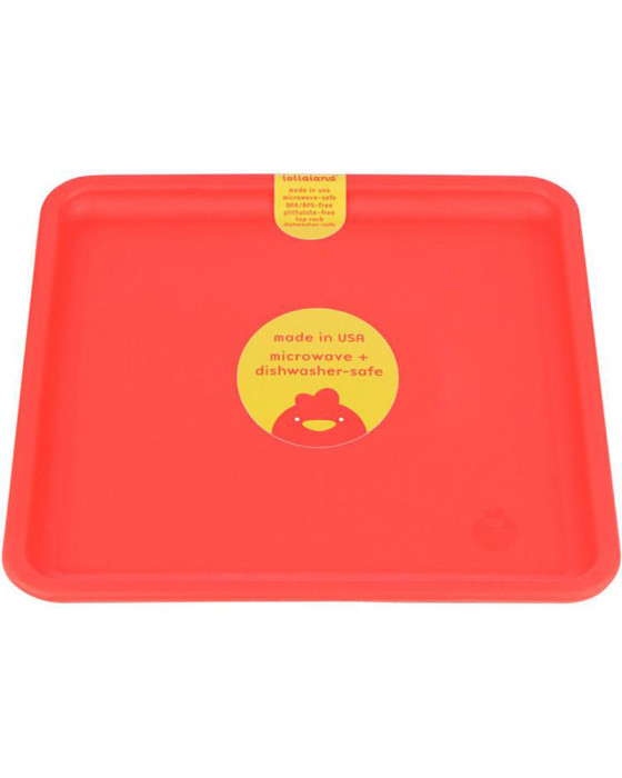 LOLLALAND MEALTIME PLATES - RED