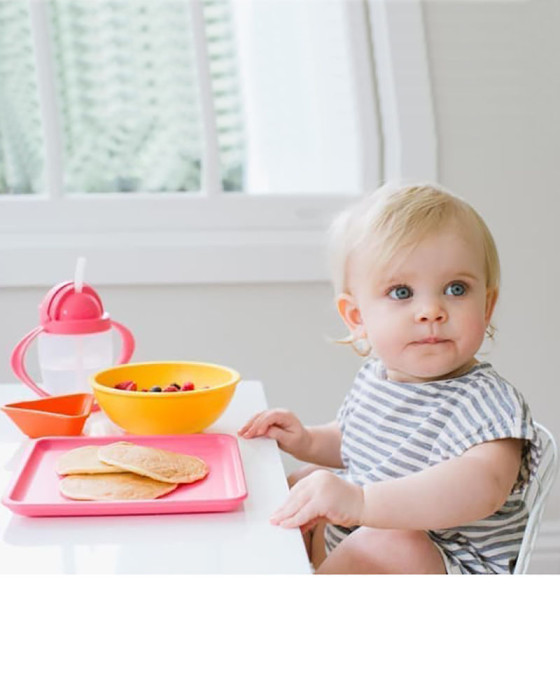 LOLLALAND MEALTIME SET SPRING - PINK/YELLOW/ORANGE