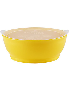ELIPSE BOWL SET STAGE 3 WITH LID NON SLIP N NON SPILL 12OZ - YELLOW