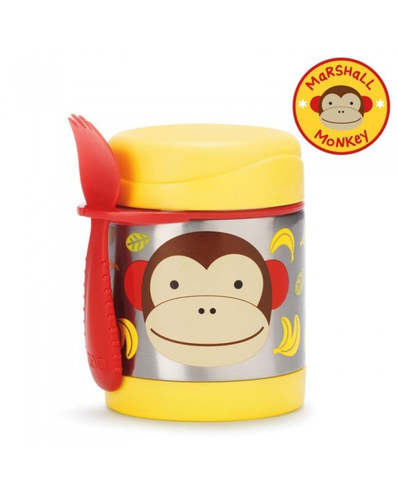 SKIP HOP ZOO INSULATED FOOD JAR MONKEY