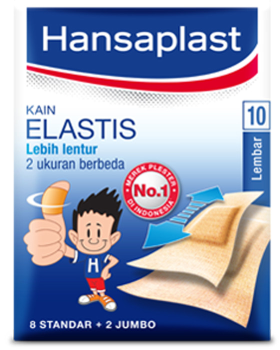 HANSAPLAST 76109 ASSORTED KAIN ELASTIS 10S