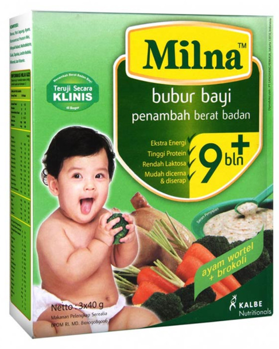 MILNA MBK AYAM+WOR+BROKOLI 120GR