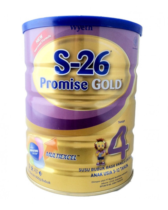 WYETH S-26 PROMISE GOLD TAHAP-4 900GR - VANILA