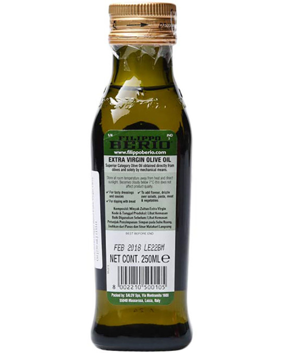 FILIPPO BERIO 115511 EXTRA VIRGIN OLIVE OIL 250ML