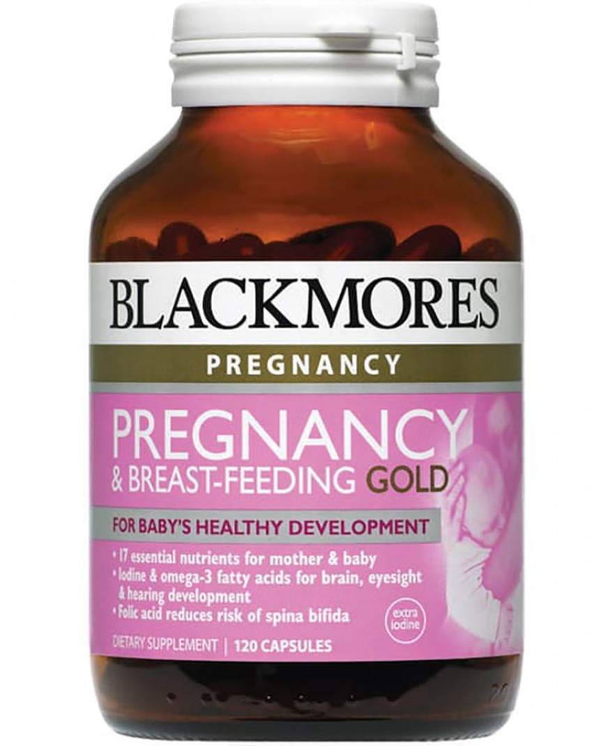 JUAL BLACKMORES PREGNANCY N BREASTFEEDING GOLD 120 CAPSULE