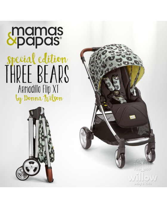 MAMAS PAPAS STROLLER ARMADILLO FLIP XT DONNA WILSON THREE BEARS