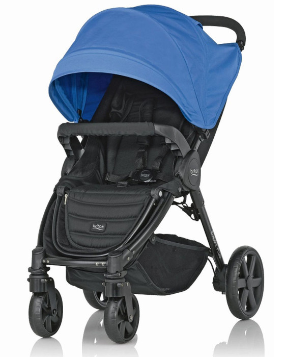 BRITAX STROLLER B-AGILE 4 PLUS+MOTION PLUS CANOPY PACK OCEAN BLUE