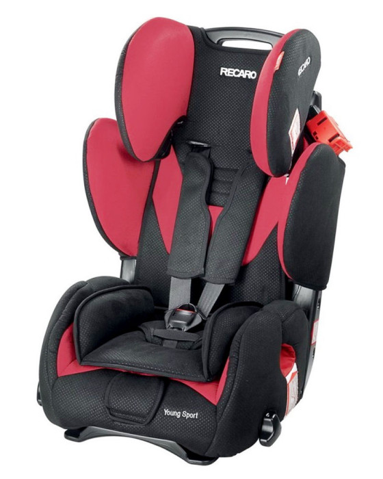 RECARO YOUNG SPORT CARSEAT - CHERRY