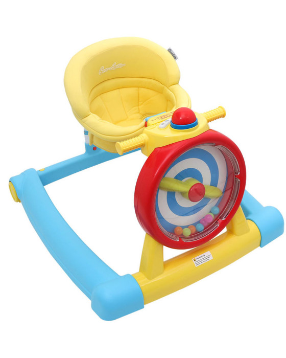 COCOLATTE BABY WALKER CL-1108 CANDY 3 IN 1 FIGHTER BLUE