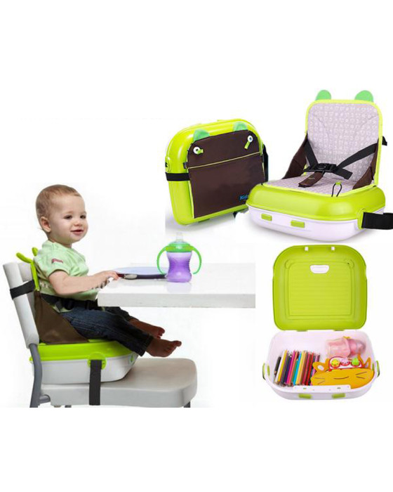 KIDSMILE TRAVEL BOOSTER SEAT HC10 GREEN