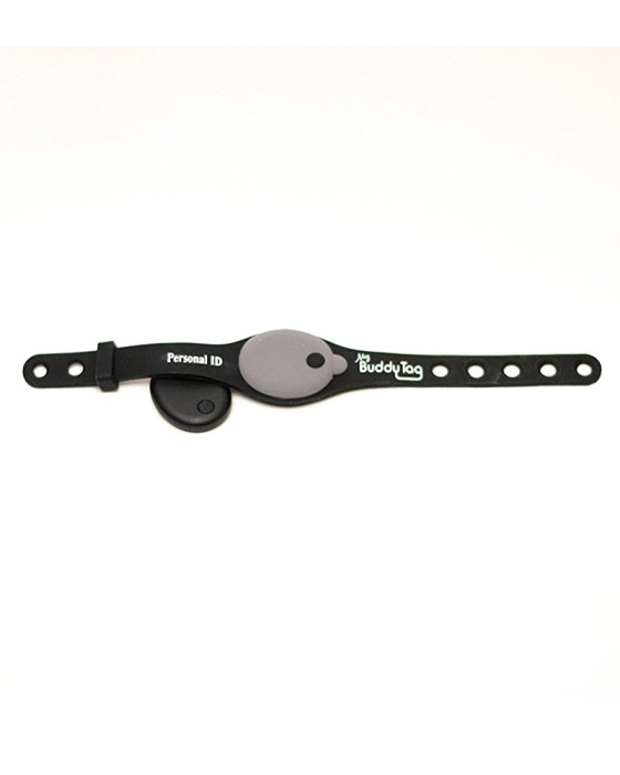MY BUDDY TAG SILICONE BLACK