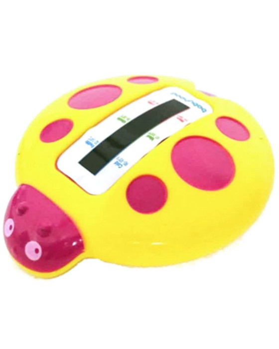 BABYHOOD BH-711 LADY BUG WATER THERMOMETER YELLOW