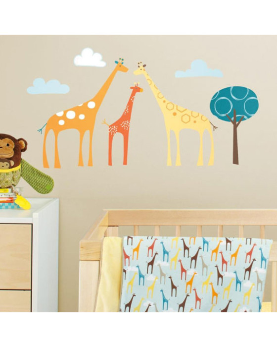 SKIP HOP WALL DECALS GIRAFFE SAFARI