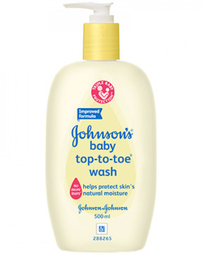 JOHNSONS BABY TOP TO TOE WASH 500ML PUMP