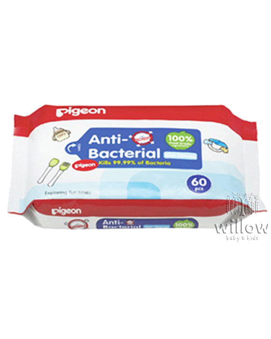 PIGEON 10868 ANTI BACTERIAL WET TISSUES 60S