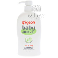 PIGEON BABY WASH 2IN1 HAIR N BODY CHAMOMILE 600ML PUMP