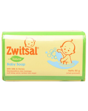 ZWITSAL BABY SOAP BAR NATURAL WITH MILK N HONEY 80GR