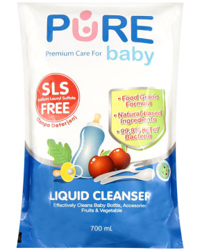 PURE BABY LIQUID CLEANSER 700ML REFILL BANDED 2+1