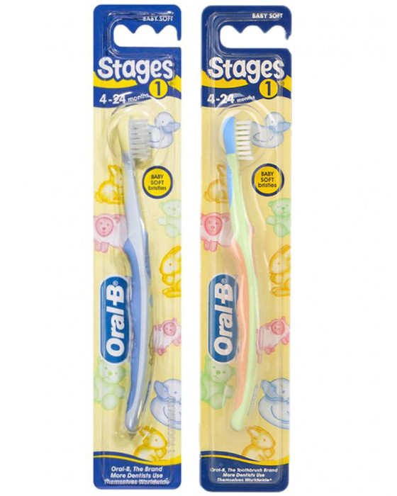 ORAL-B TOOTHBRUSH STAGES1 4-12M