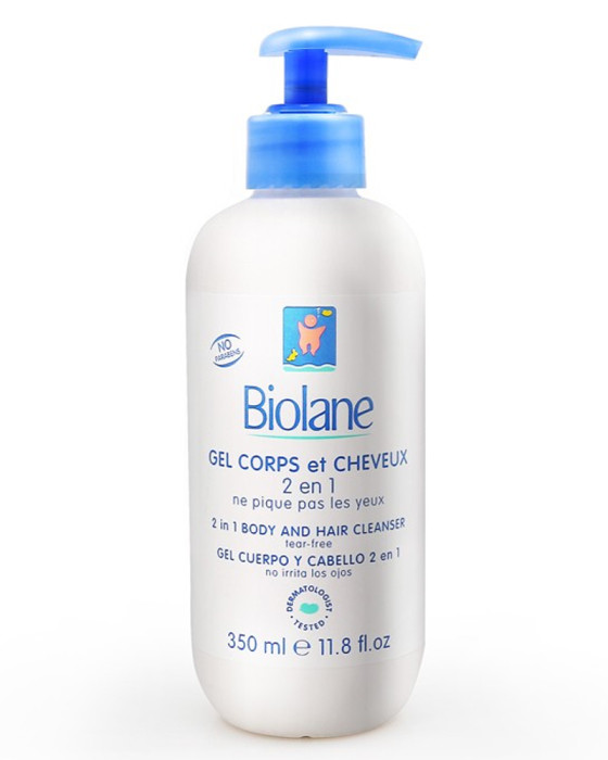 BIOLANE 2IN1 BODY AND HAIR CLEANSER 350ML
