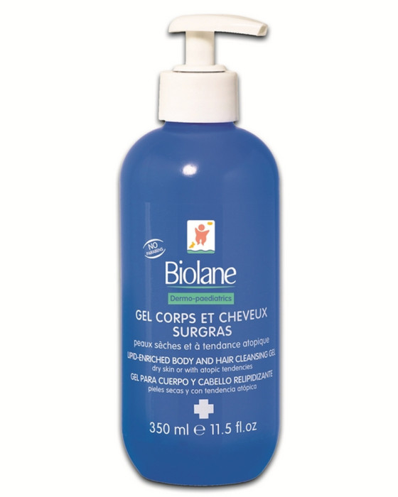 BIOLANE LIPID ENRICHED BODY AND HAIR CLEANSING GEL 350ML