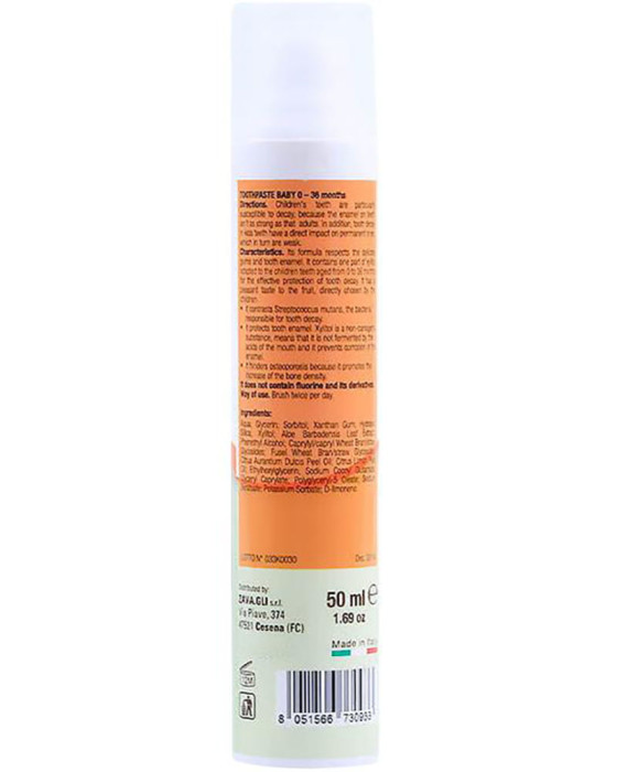 AZETA DENTIFRICIO TOOTHPASTE ORANGE 50ML