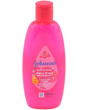 JOHNSONS BABY SHINY DROPS SHAMPOO 200ML