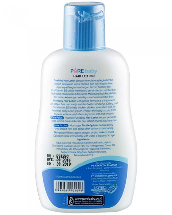 PURE BABY HAIR LOTION 80ML