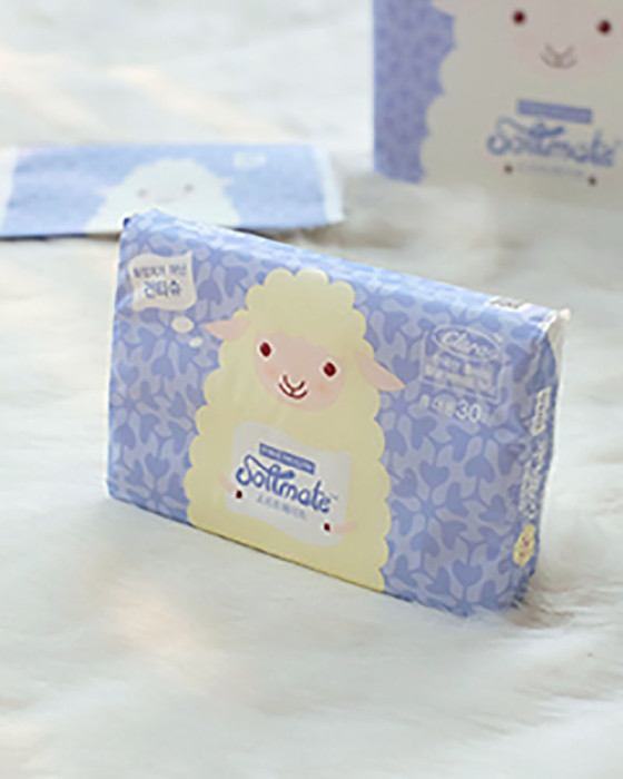 SOFTMATE TISSUE PREMIUM PORTABLE 30S